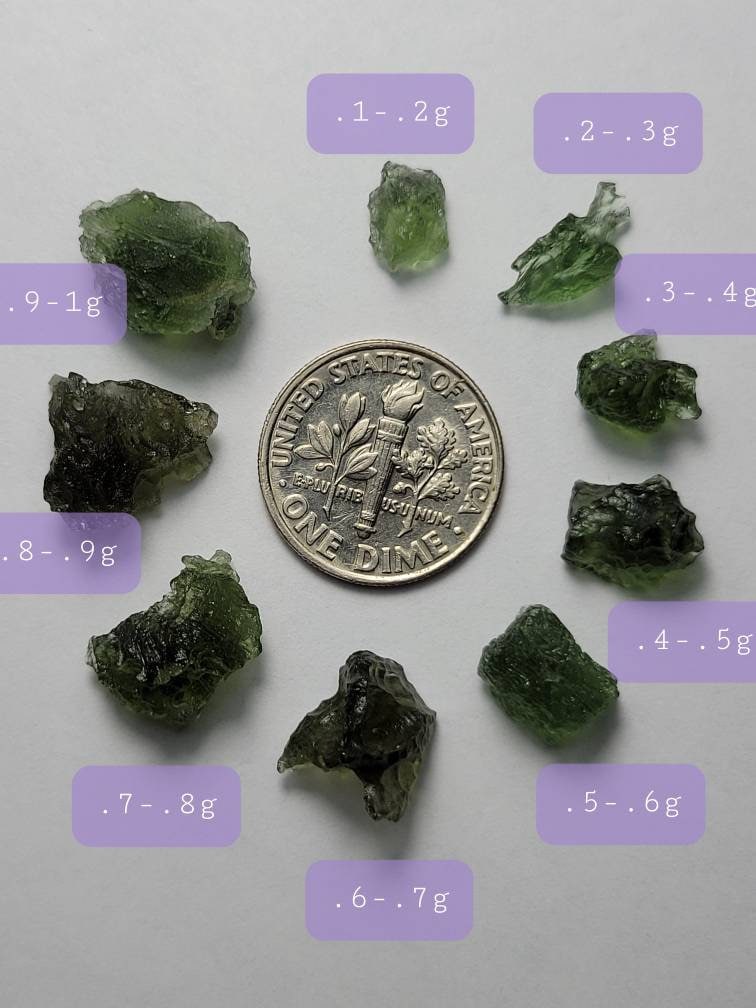 Genuine MOLDAVITE