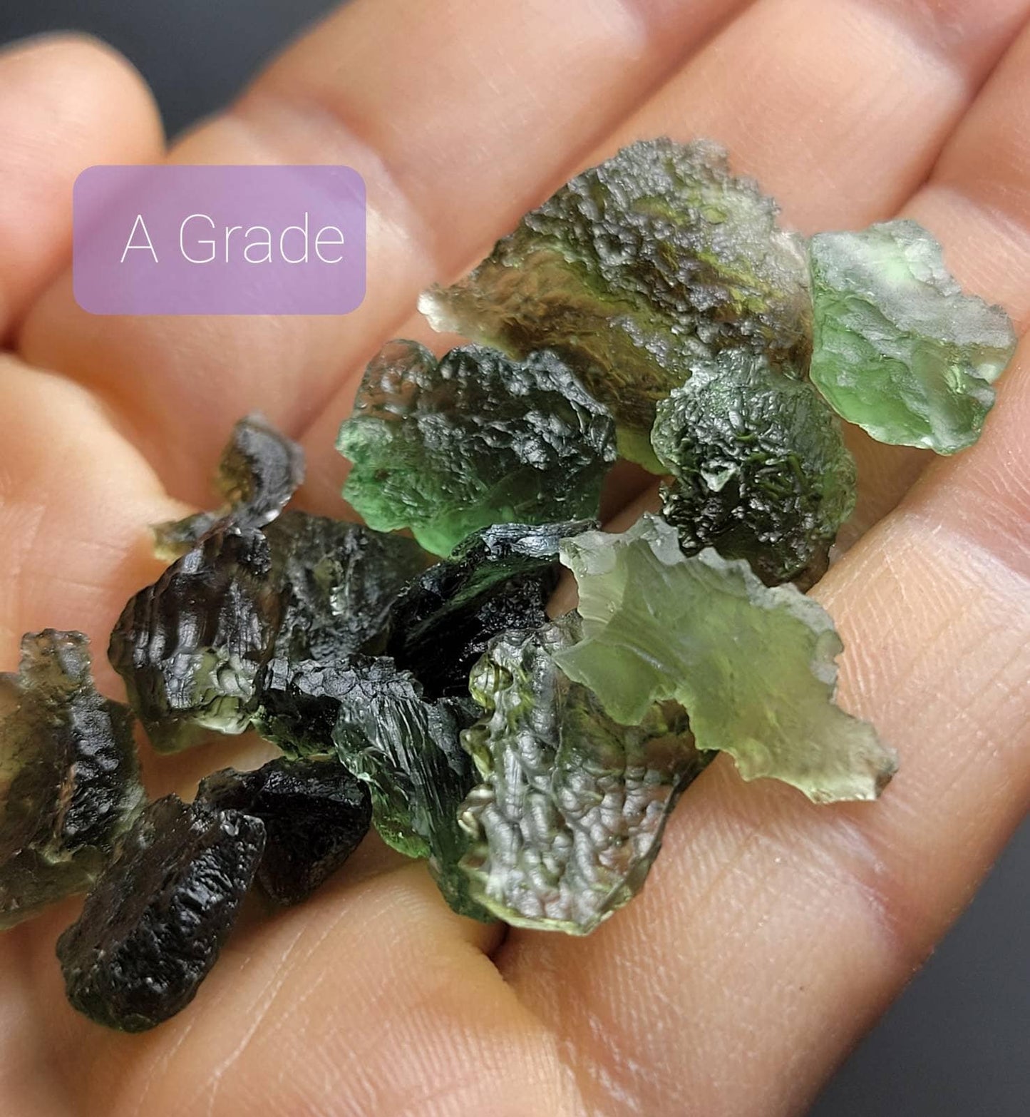 Genuine MOLDAVITE