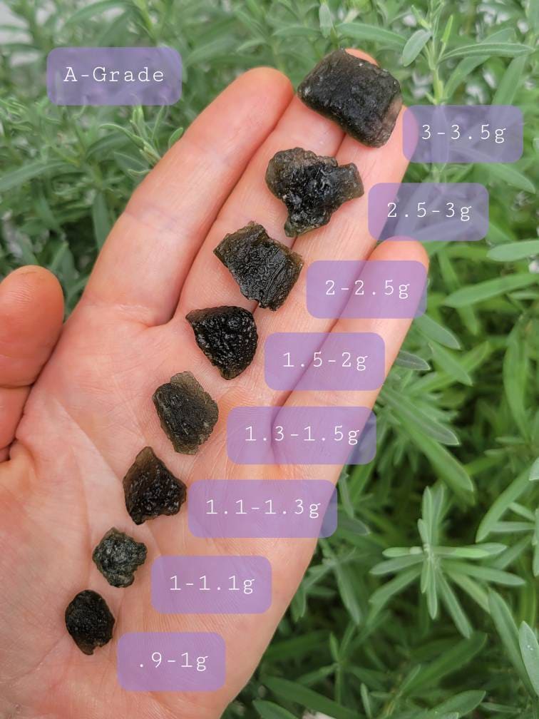 Genuine MOLDAVITE