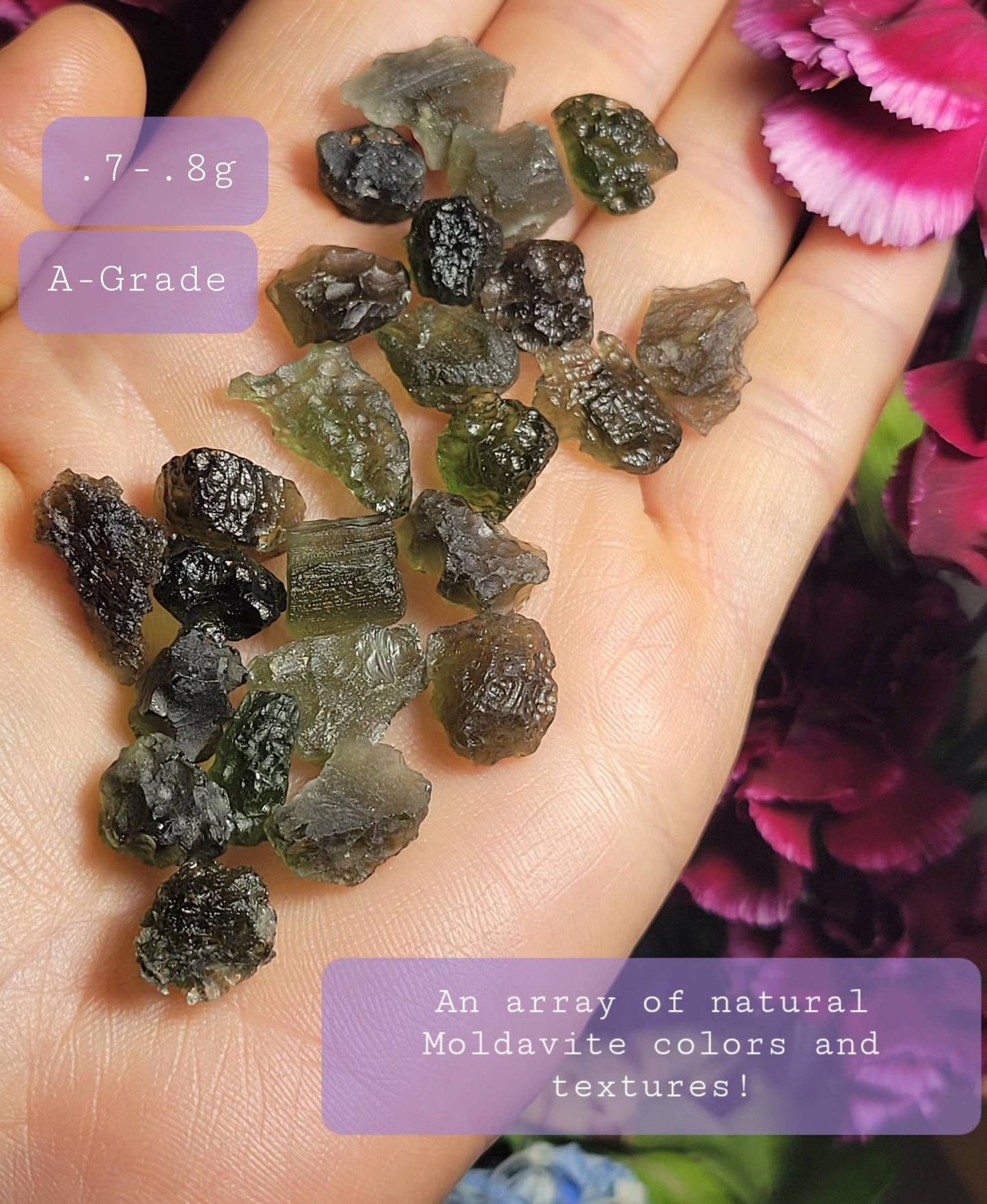 Genuine MOLDAVITE