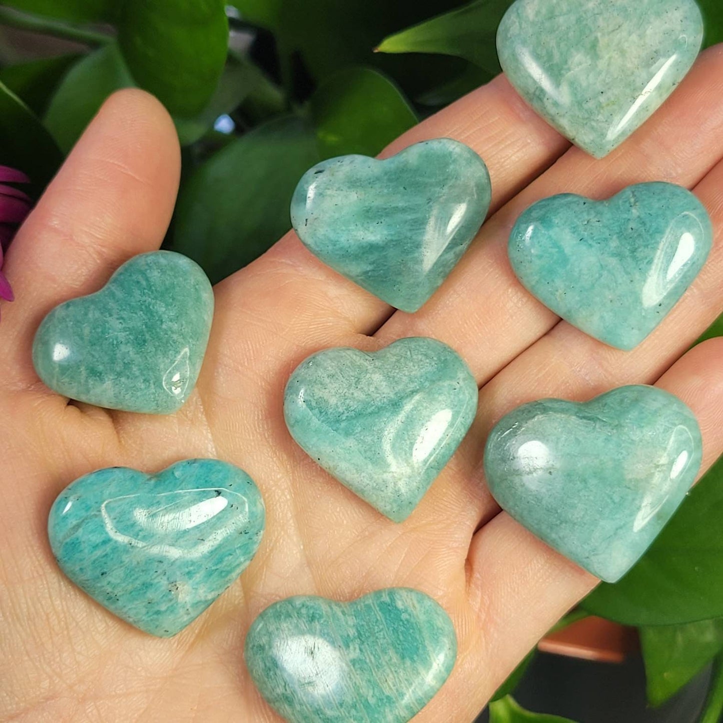 Amazonite Heart