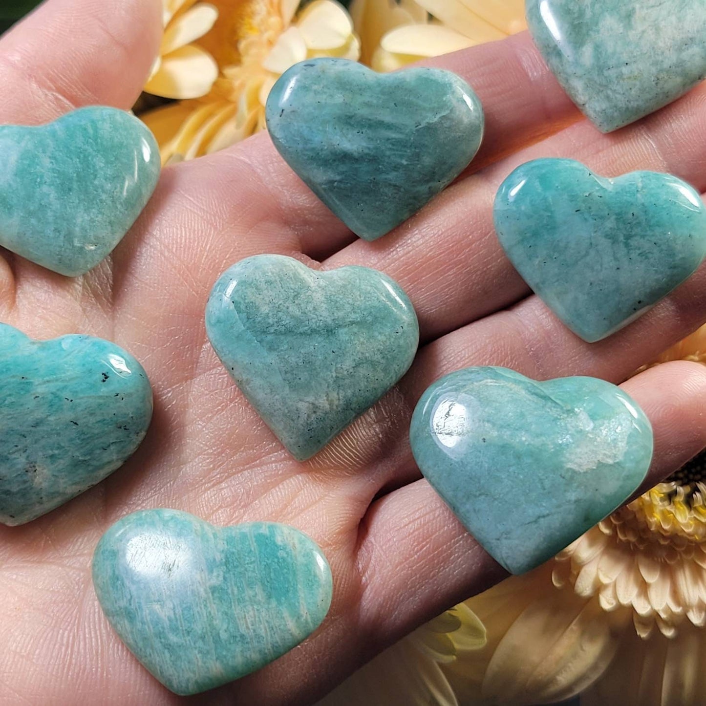 Amazonite Heart