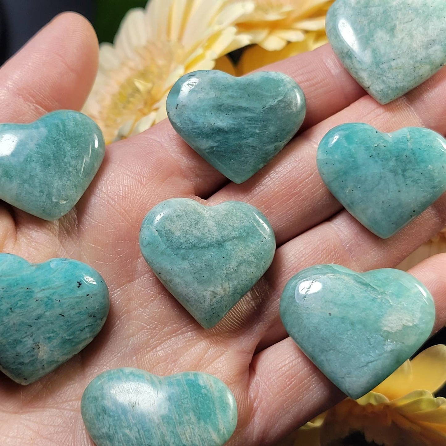 Amazonite Heart