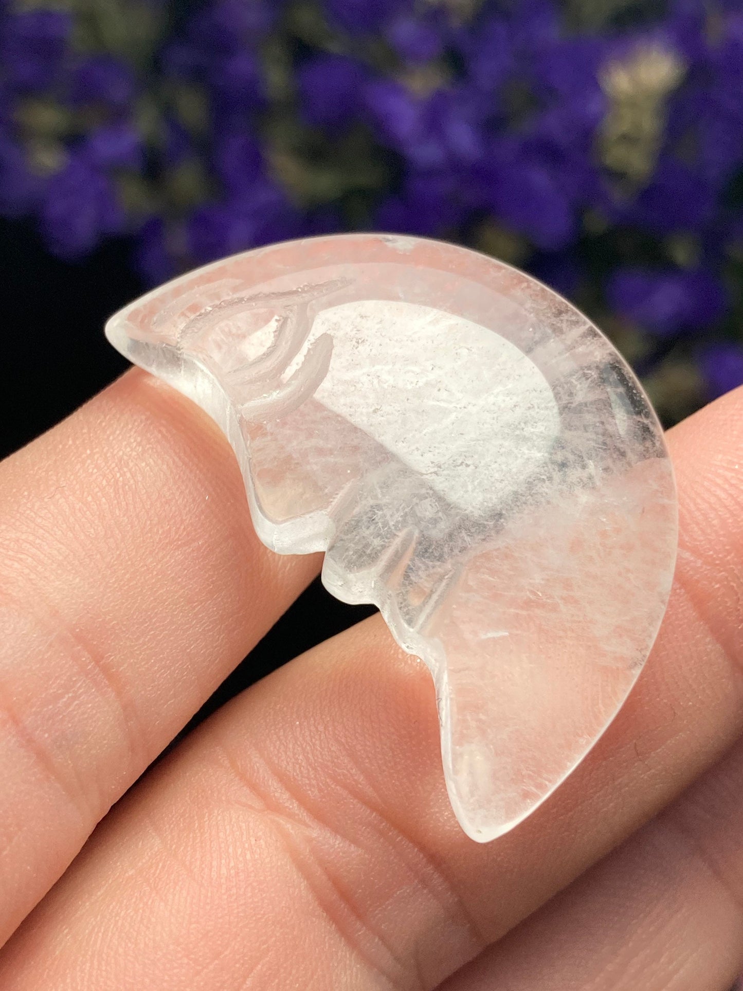 Crystal Crescent Moon