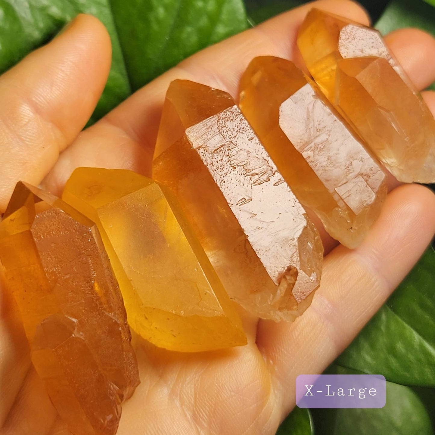 Tangerine Quartz Crystal