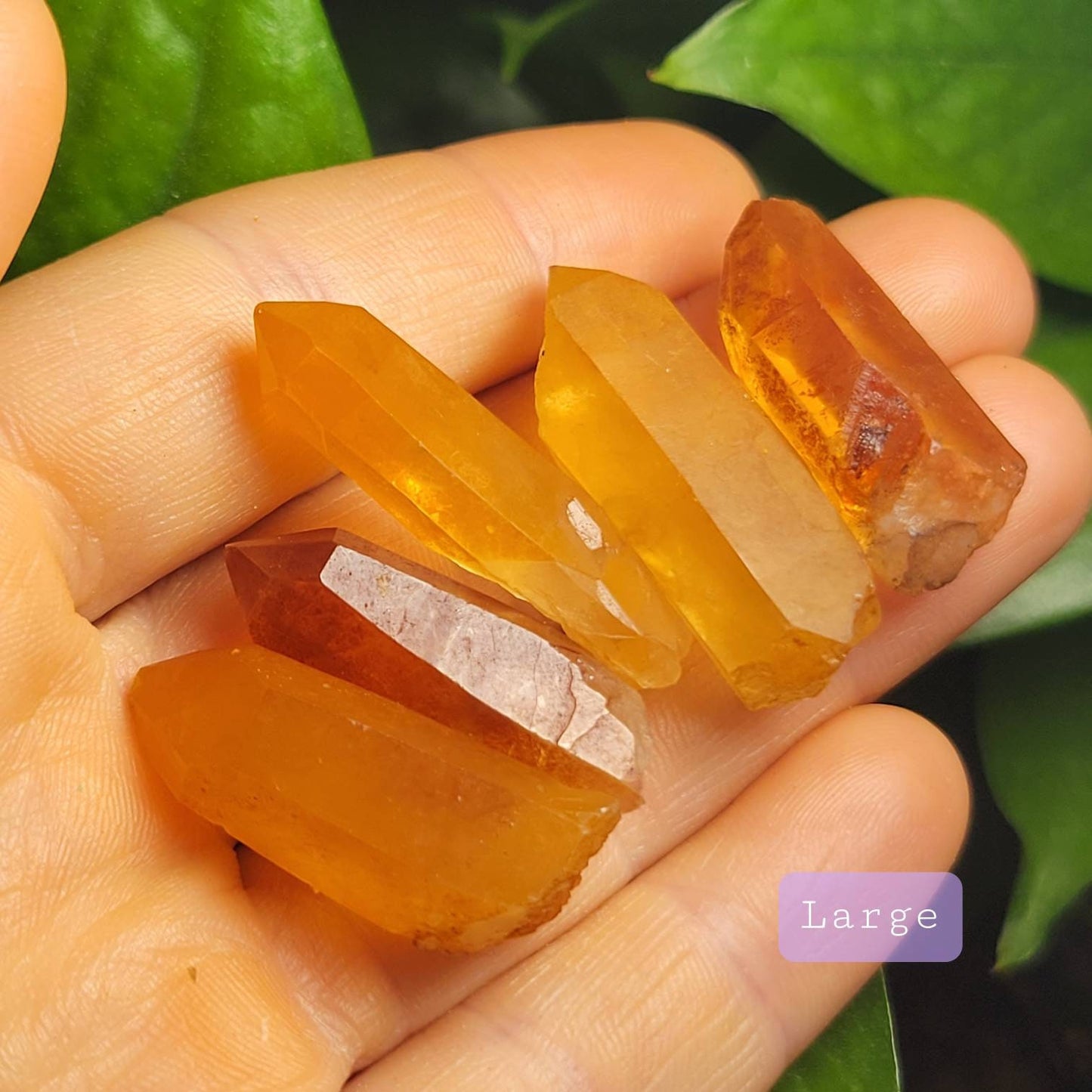Tangerine Quartz Crystal
