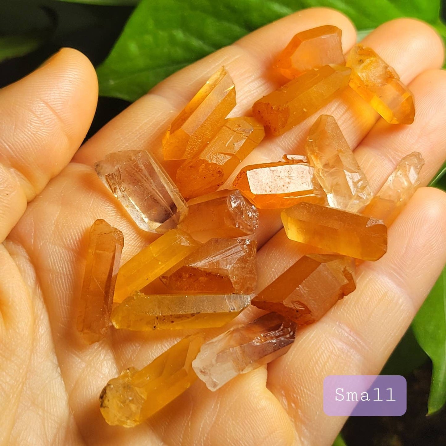 Tangerine Quartz Crystal