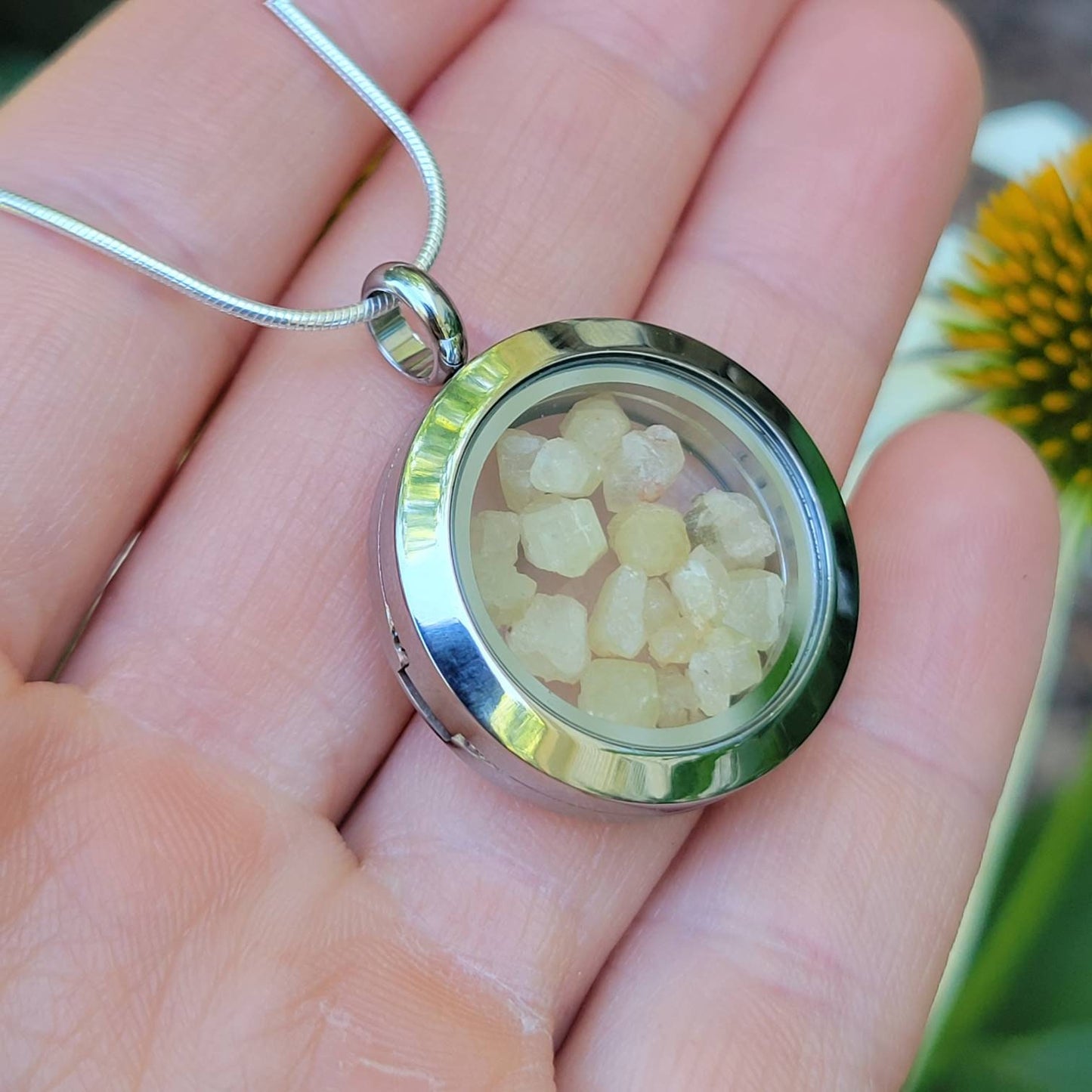Rhodizite Pendant