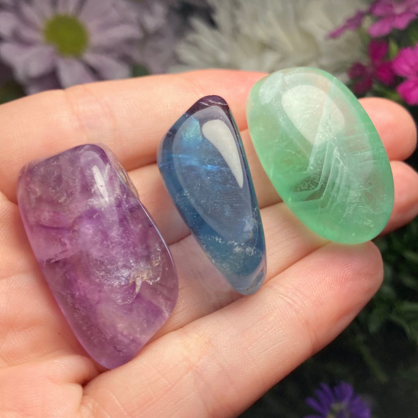 Rainbow Fluorite Crystal