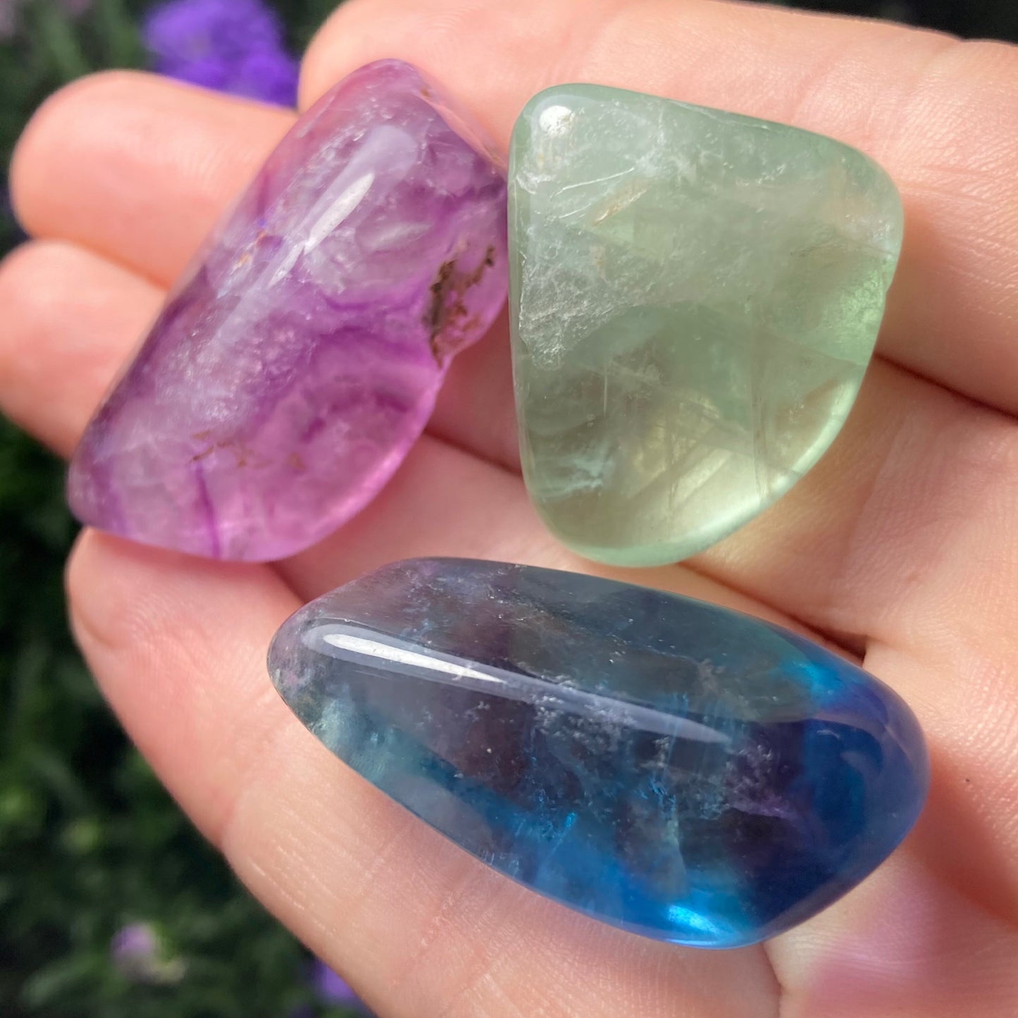 Rainbow Fluorite Crystal