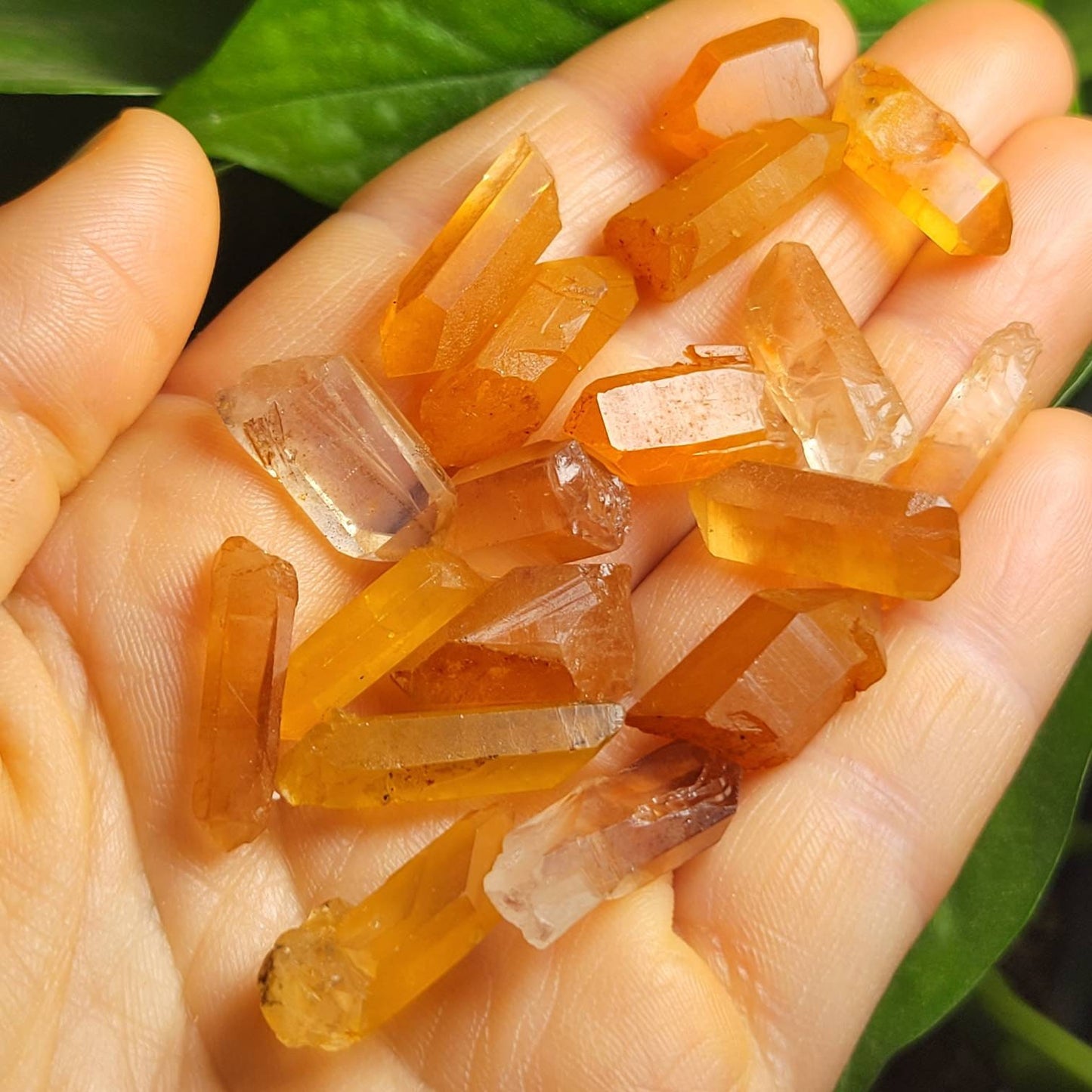 Tangerine Quartz Crystal