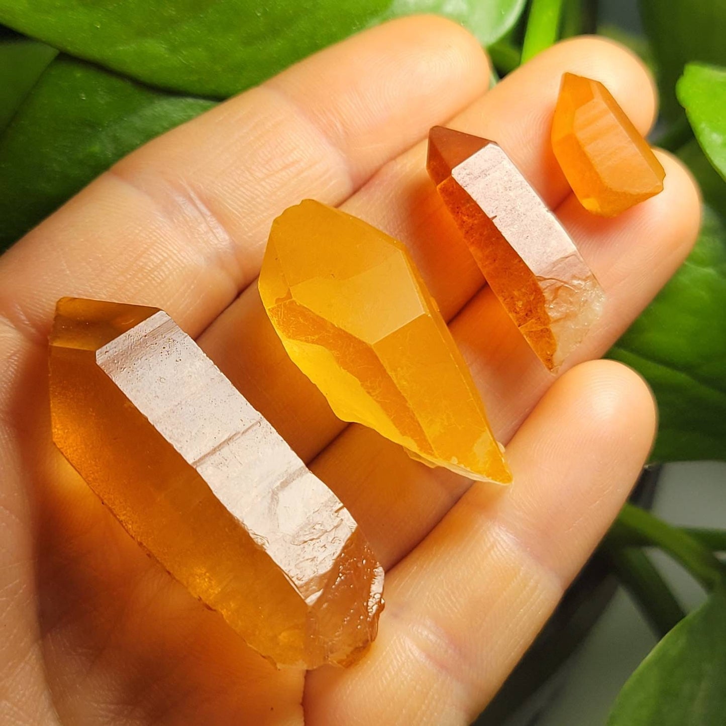 Tangerine Quartz Crystal