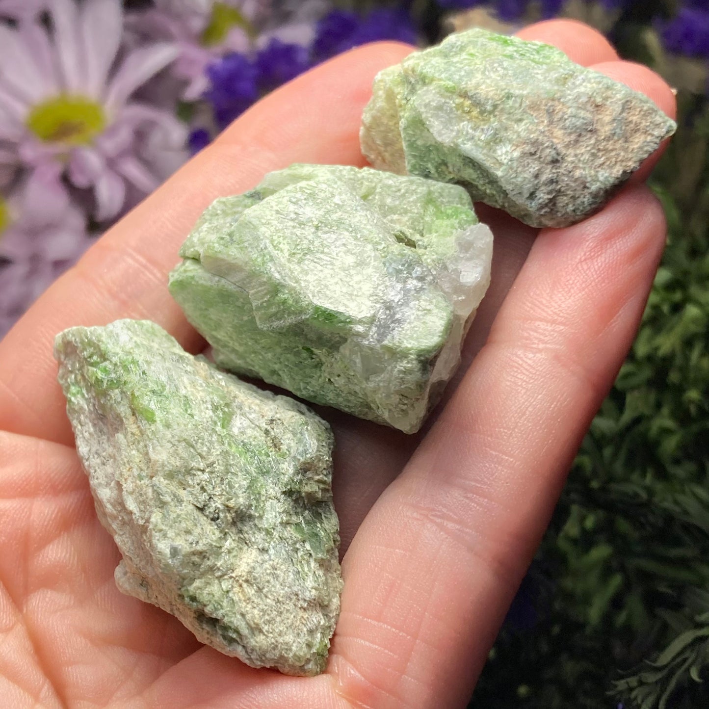 Green Diopside Crystal