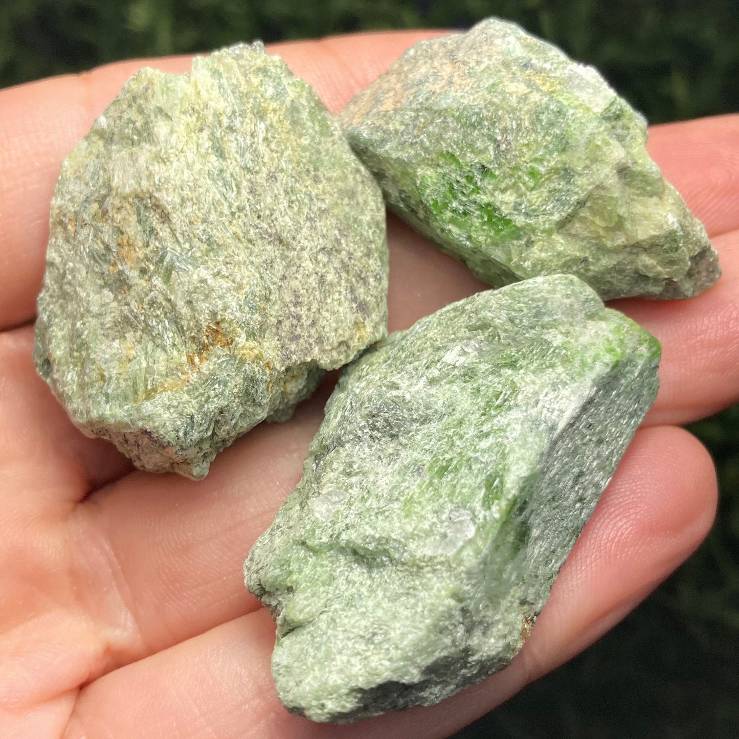 Green Diopside Crystal