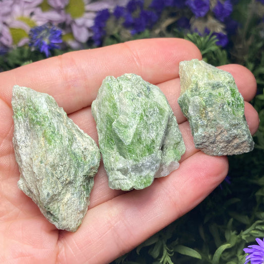 Green Diopside Crystal
