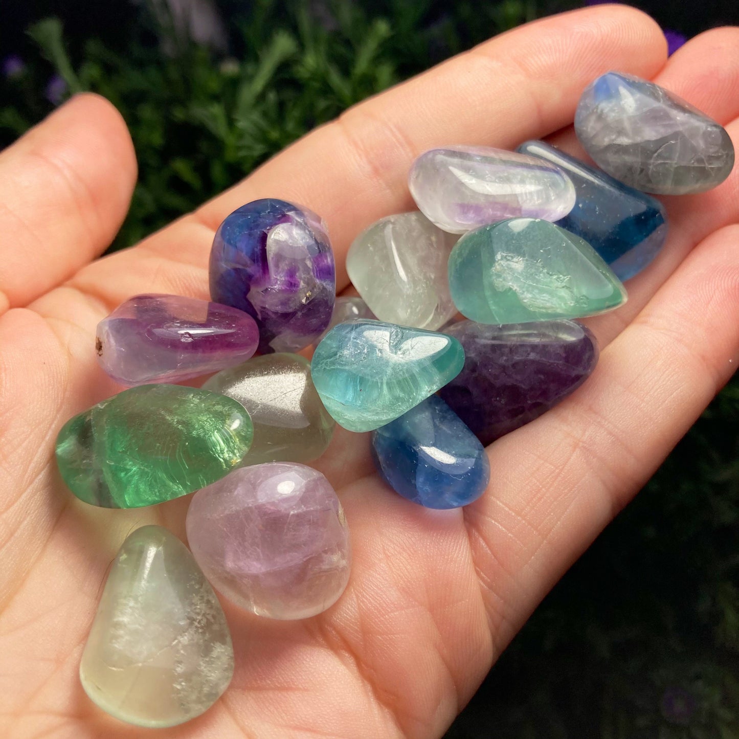 Rainbow Fluorite Crystal