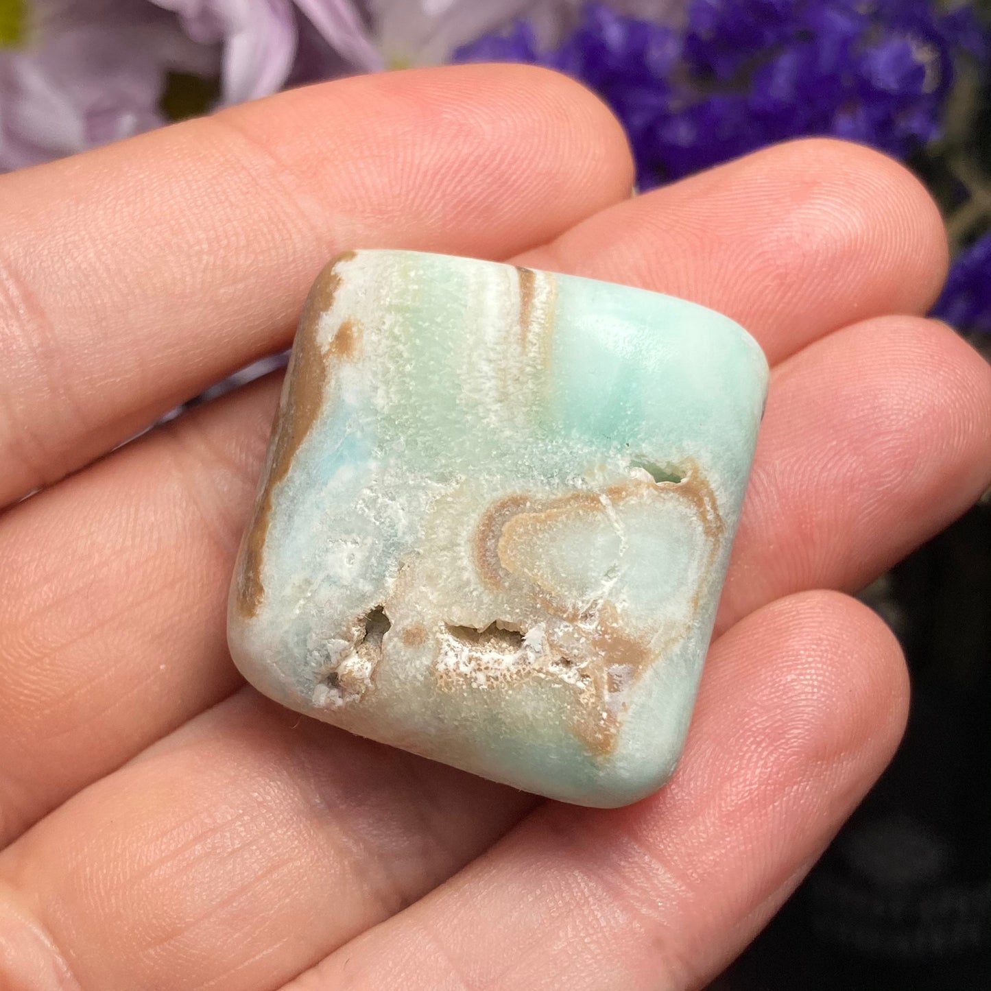 Blue Aragonite Crystal