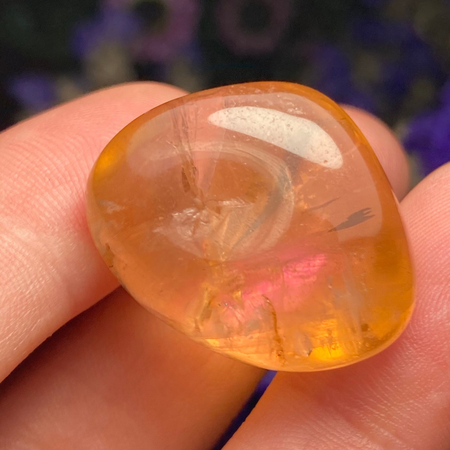 Sunset Aura Quartz Crystal