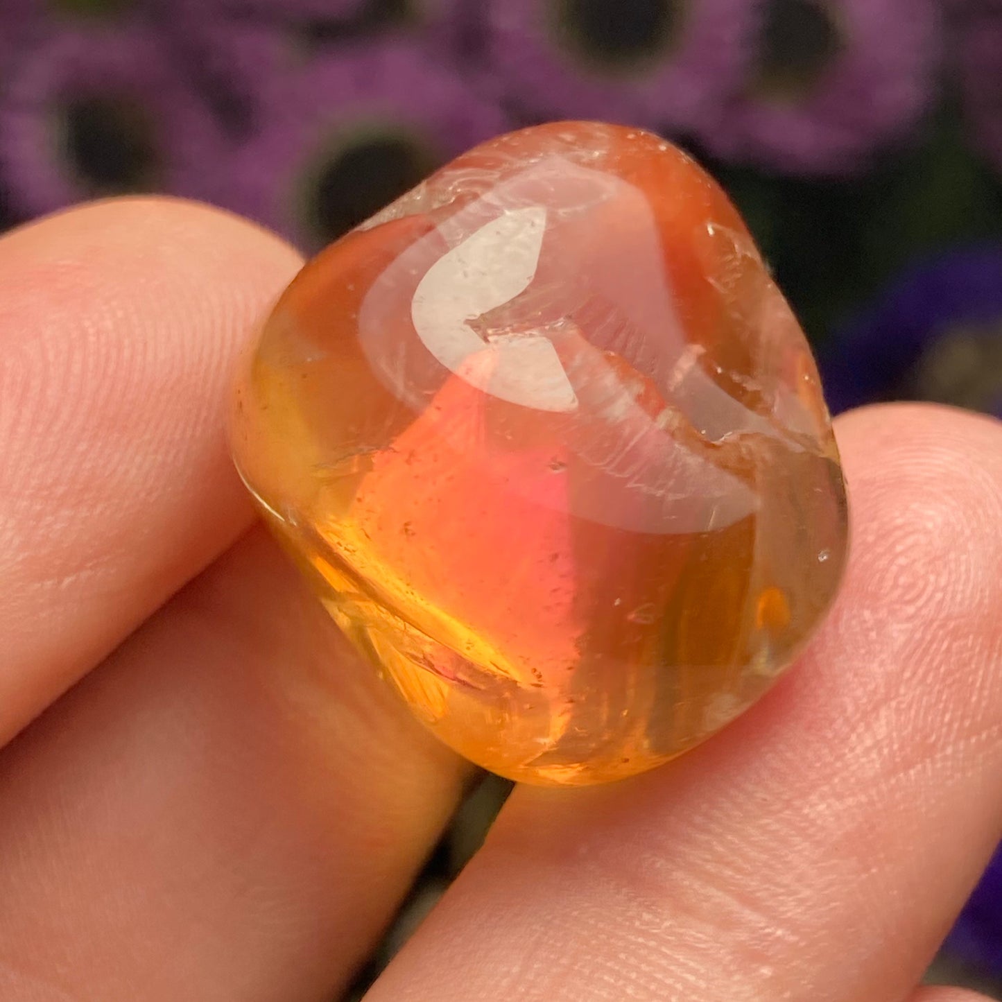 Sunset Aura Quartz Crystal