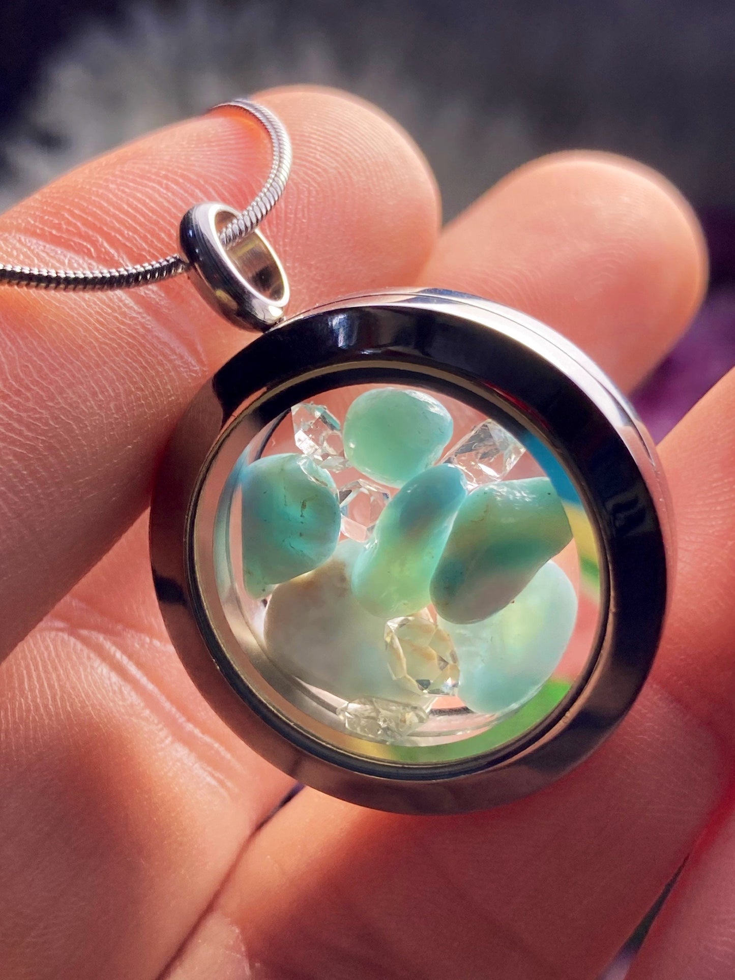 Larimar Pendant