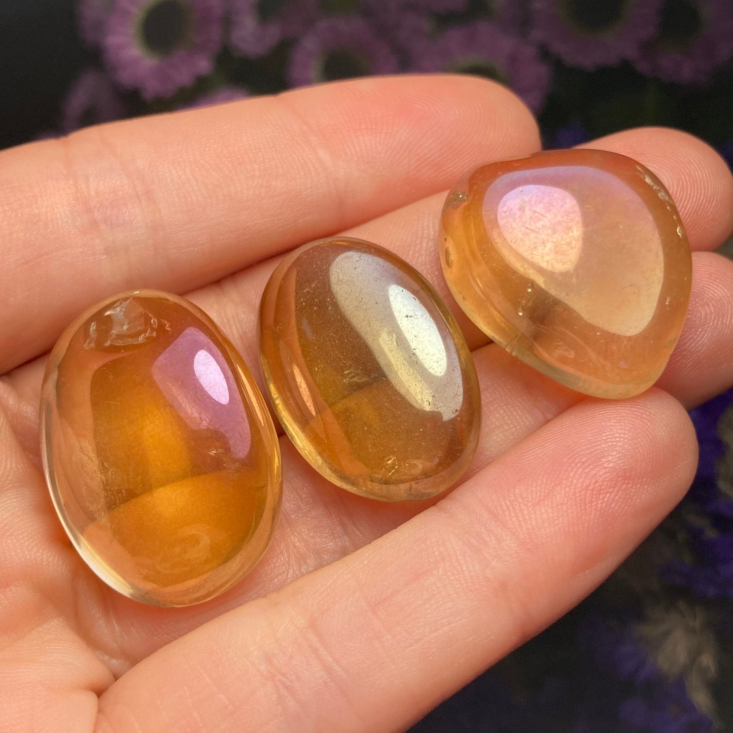 Sunset Aura Quartz Crystal
