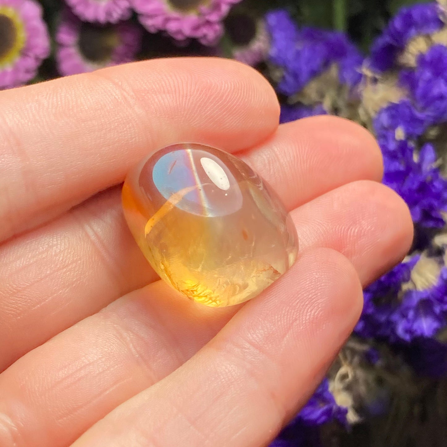 Sunset Aura Quartz Crystal