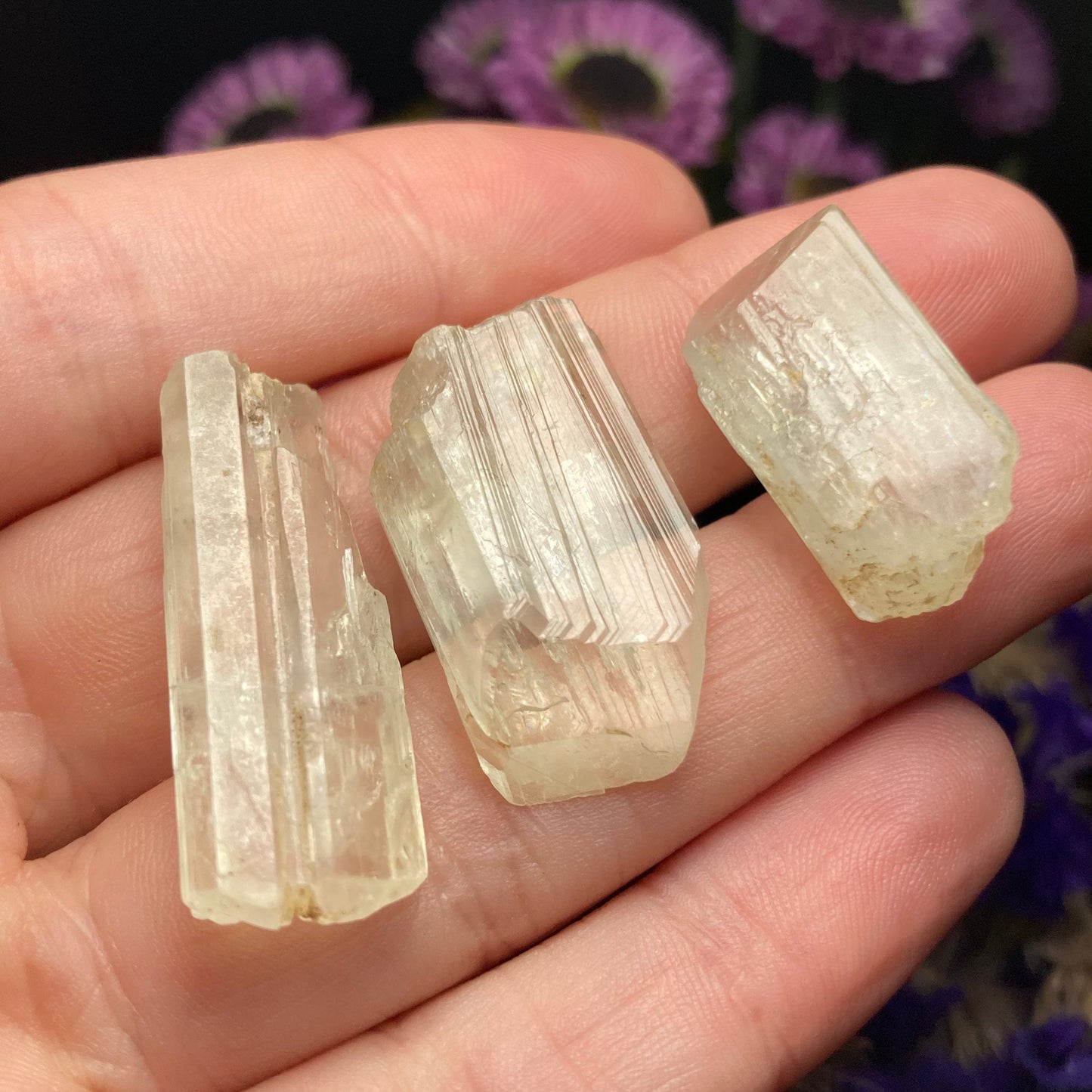 Yellow Kunzite Crystal