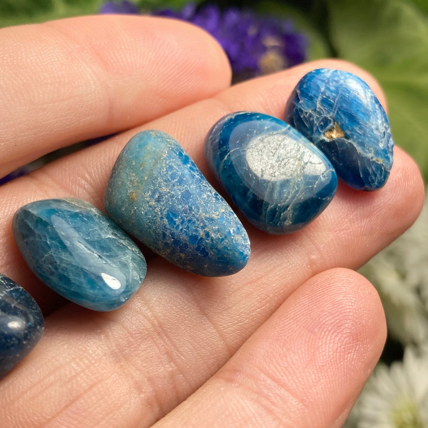 Blue Apatite Crystal