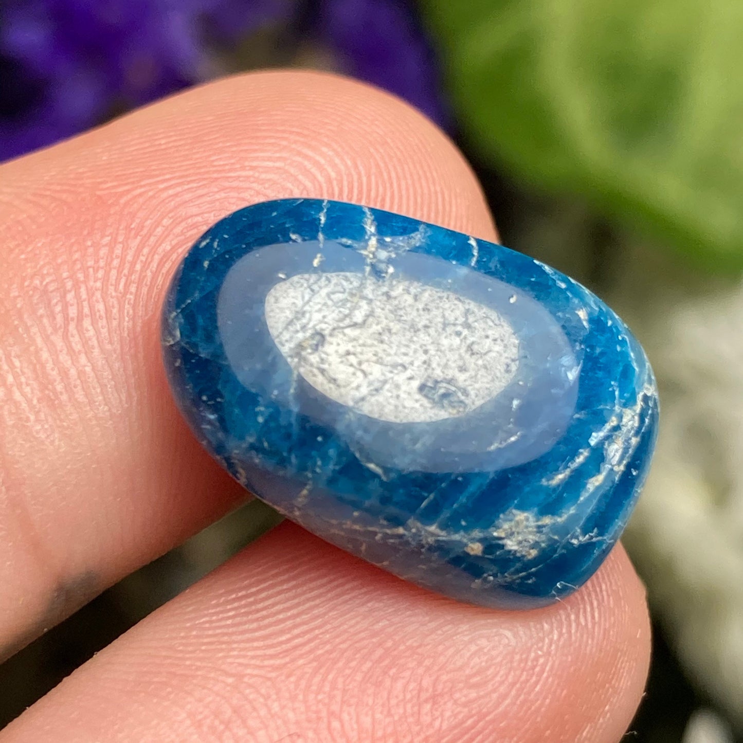 Blue Apatite Crystal