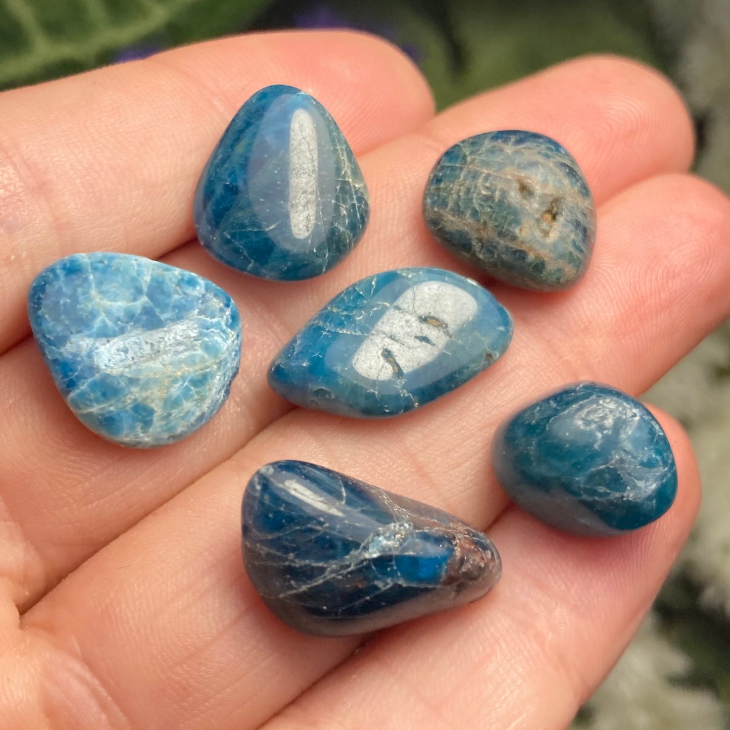 Blue Apatite Crystal