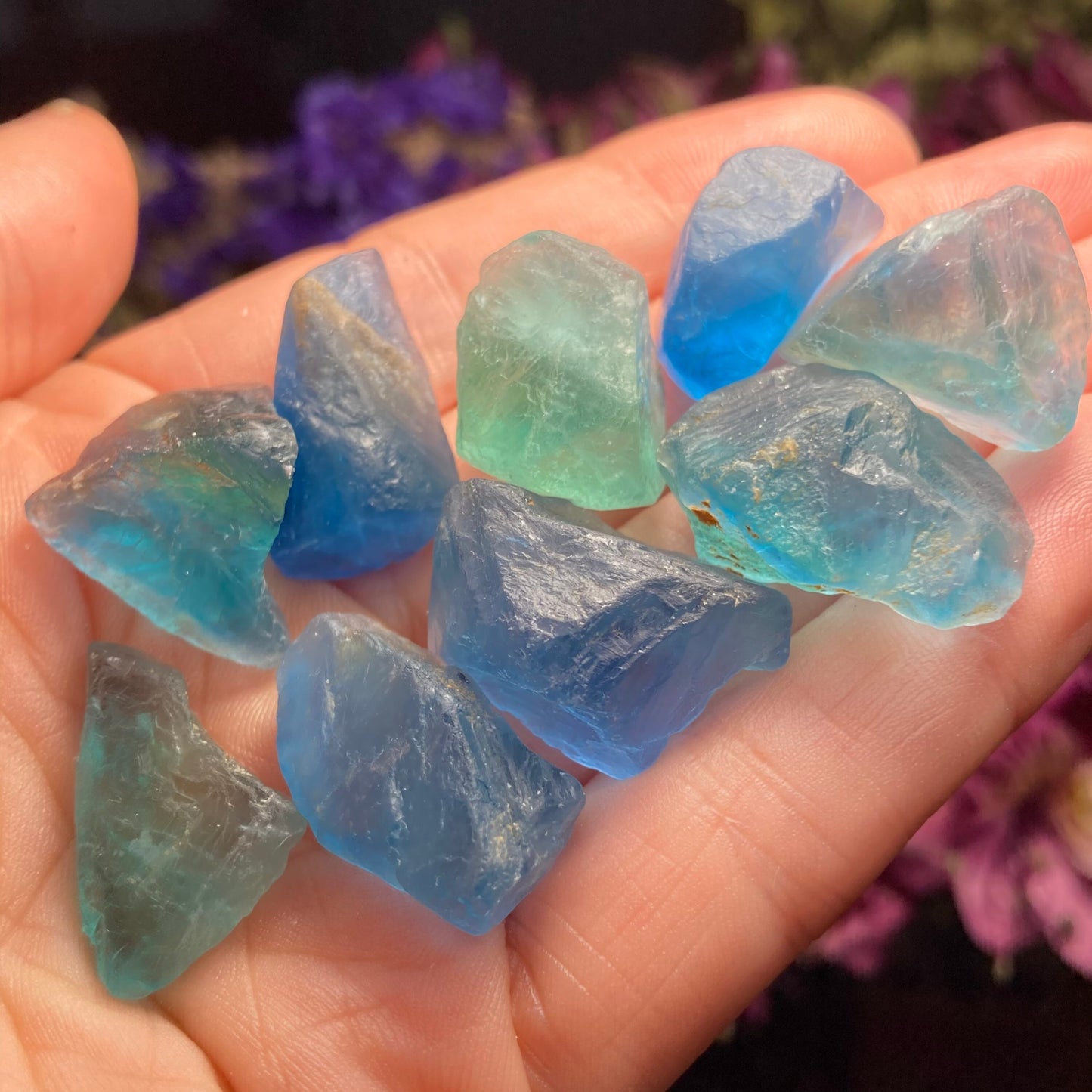 Blue Fluorite Crystal