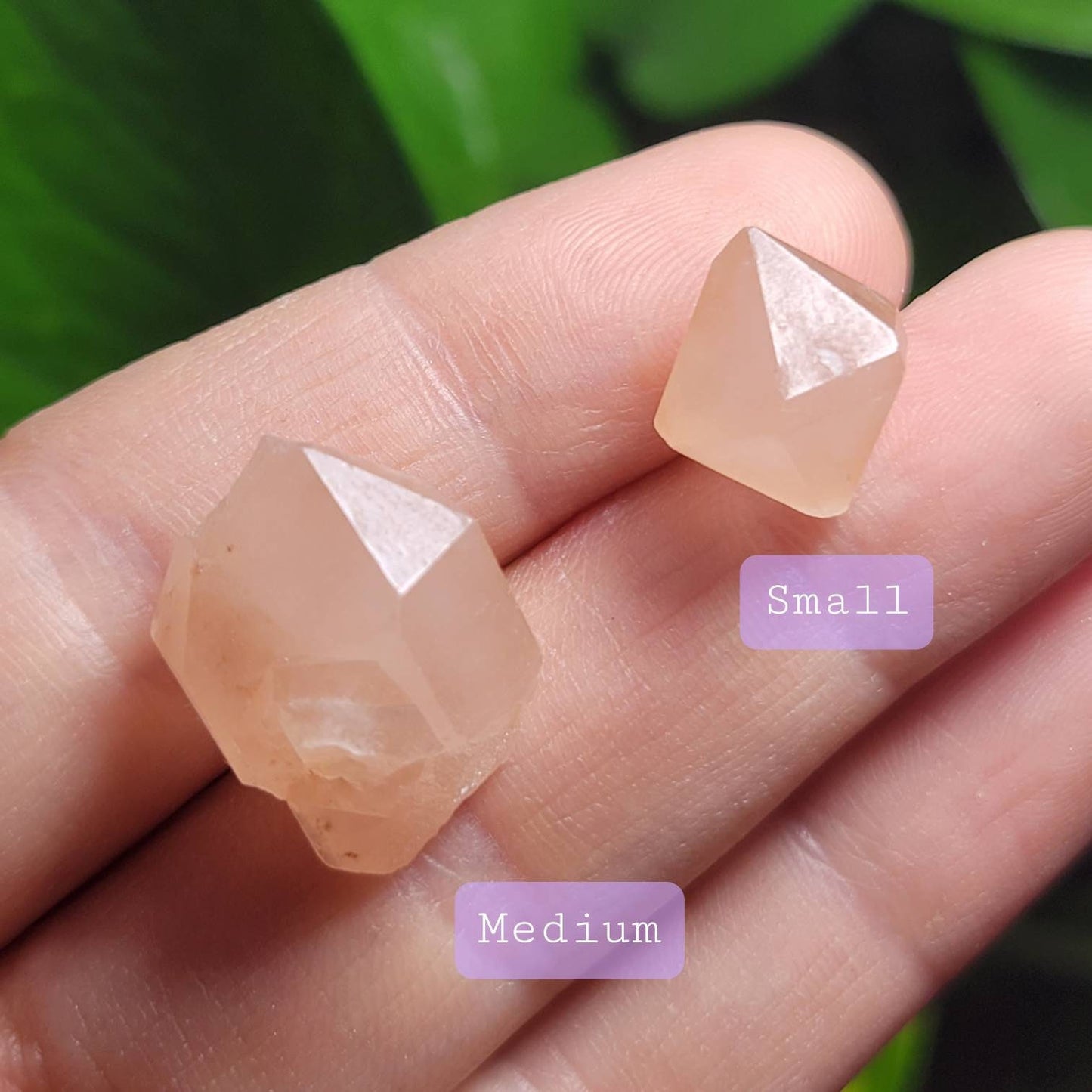 PINK Beta Quartz Crystal