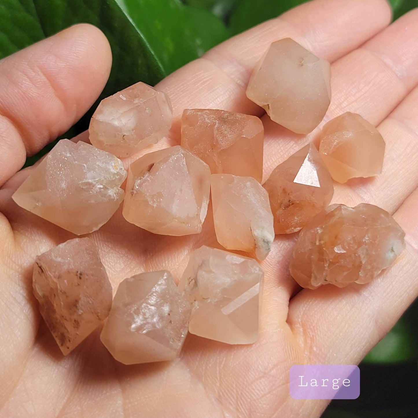 PINK Beta Quartz Crystal