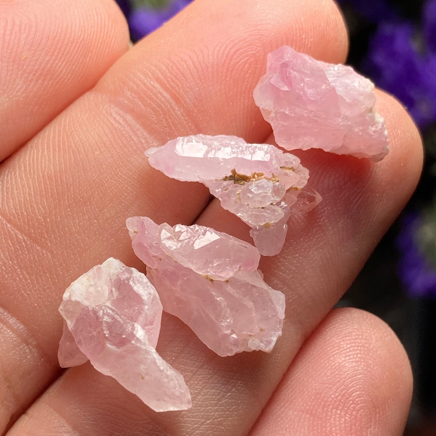Crystallized Rose Quartz Crystal
