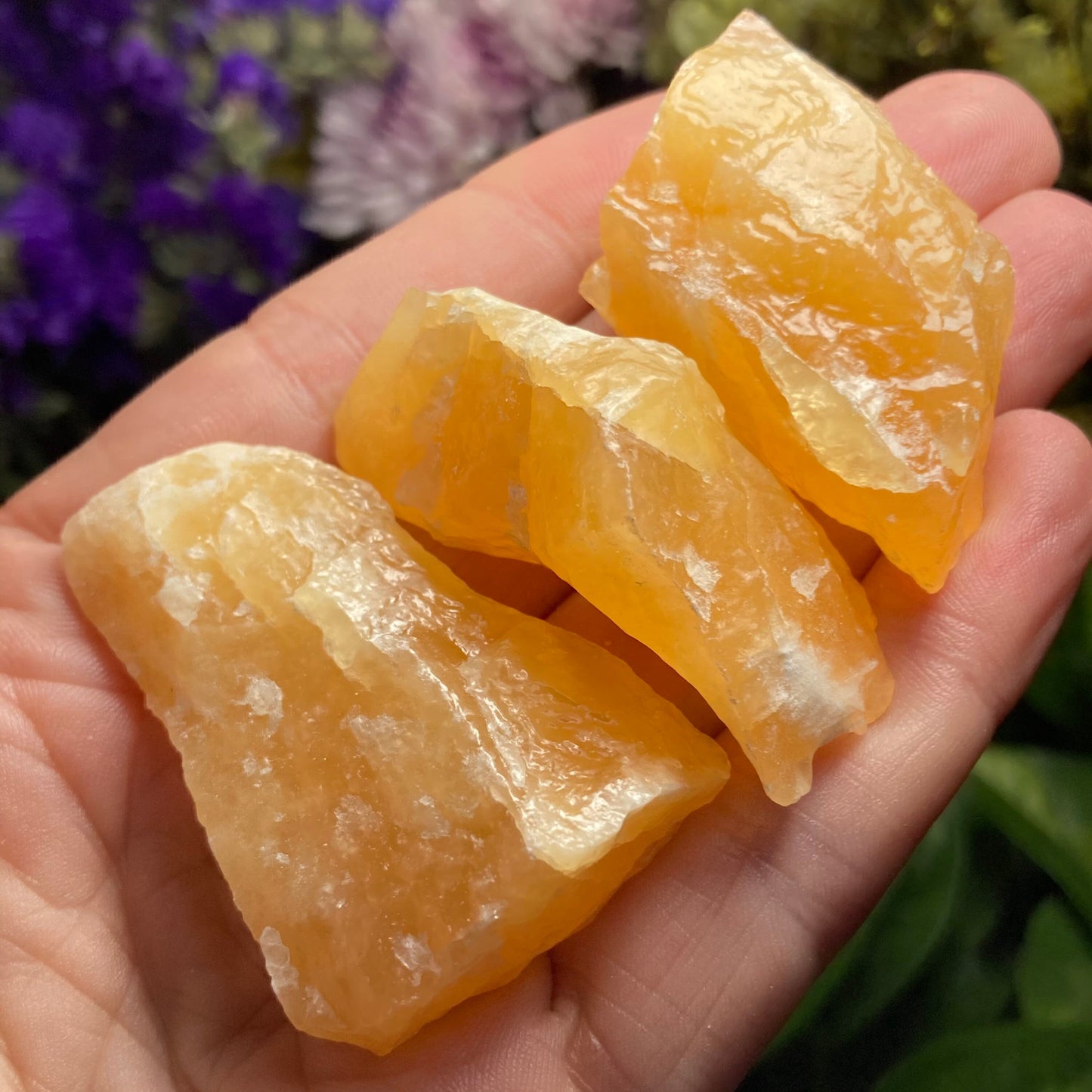 Orange Calcite Crystal