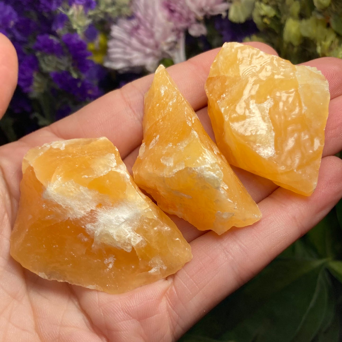Orange Calcite Crystal
