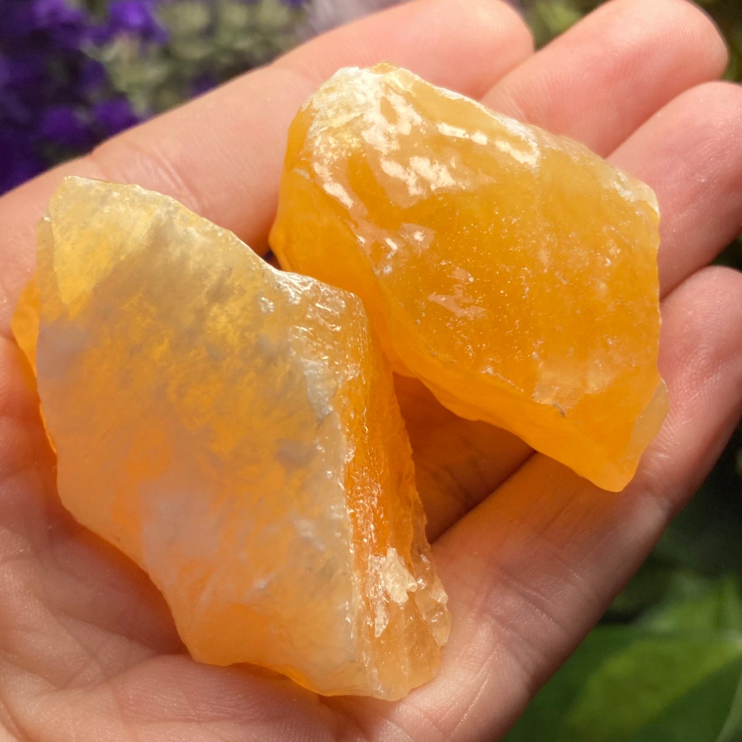 Orange Calcite Crystal