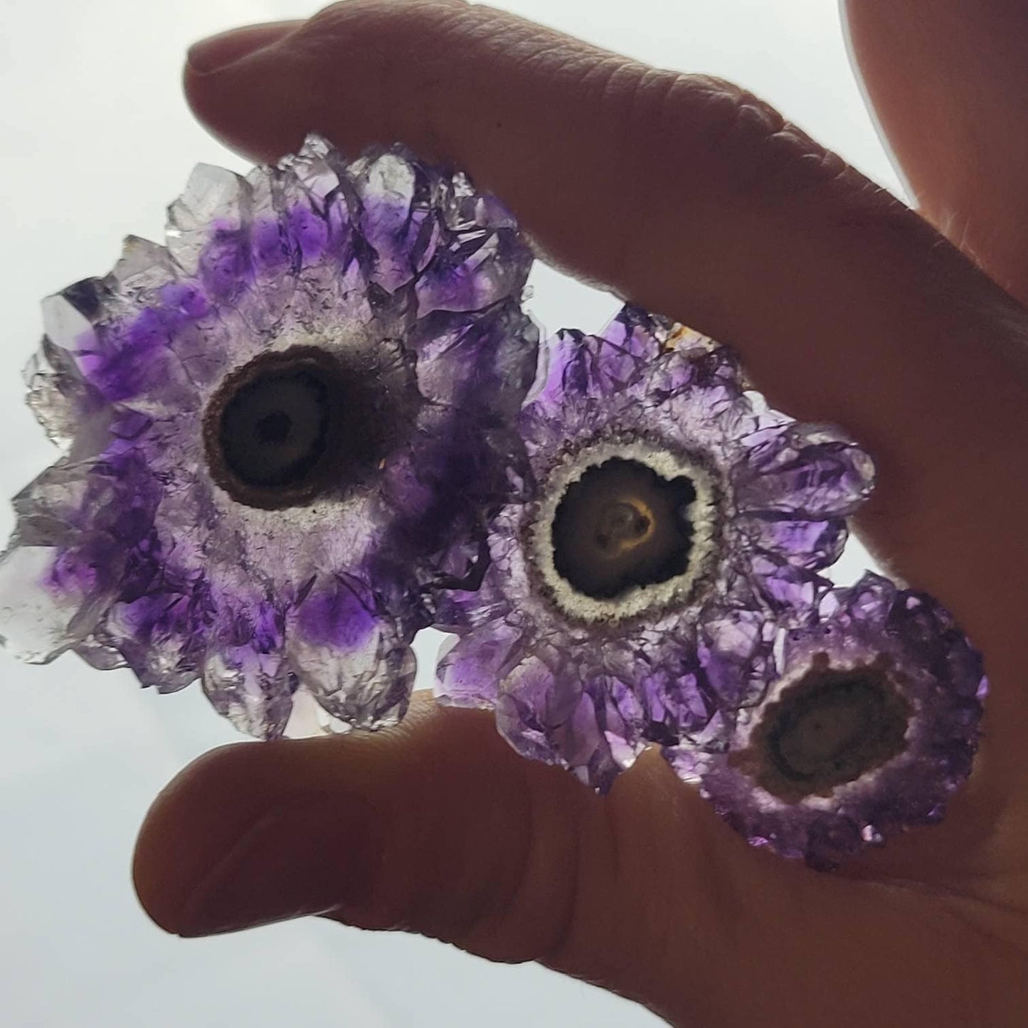 Amethyst Stalactite Slice