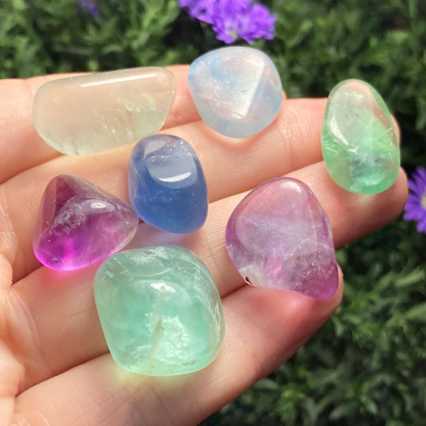 Rainbow Fluorite Crystal