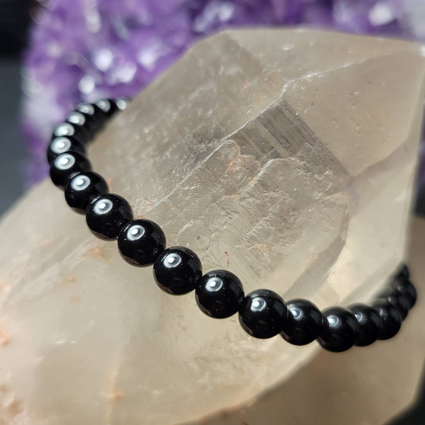 Black Obsidian Bracelet