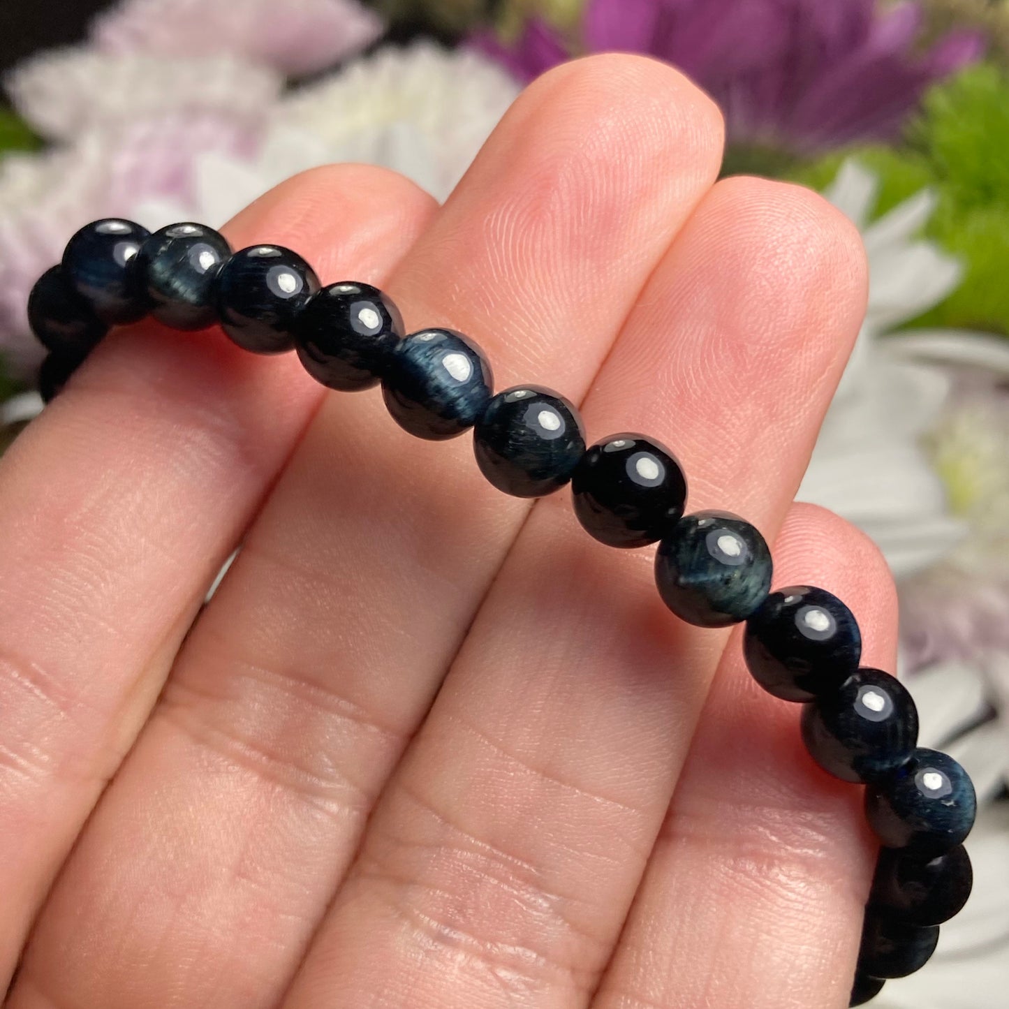 Blue Tigers Eye Bracelet