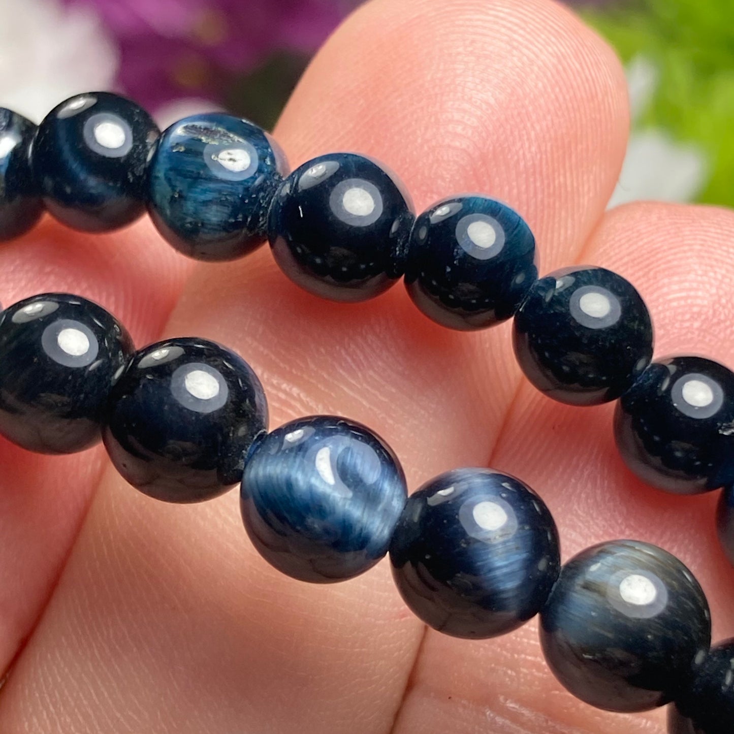 Blue Tigers Eye Bracelet