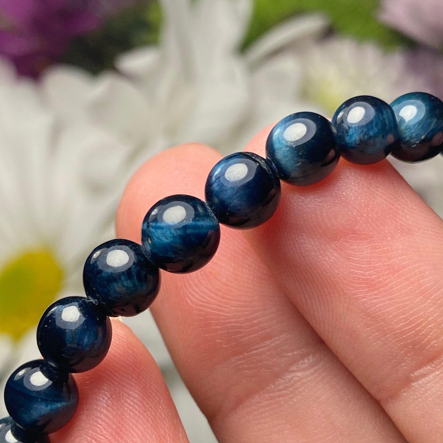 Blue Tigers Eye Bracelet