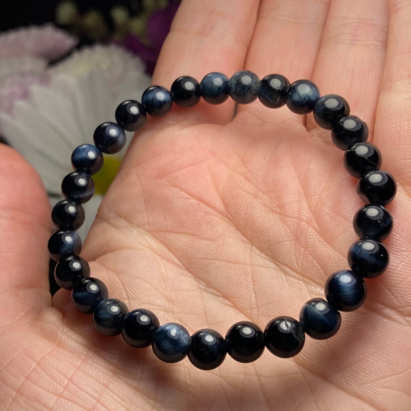 Blue Tigers Eye Bracelet