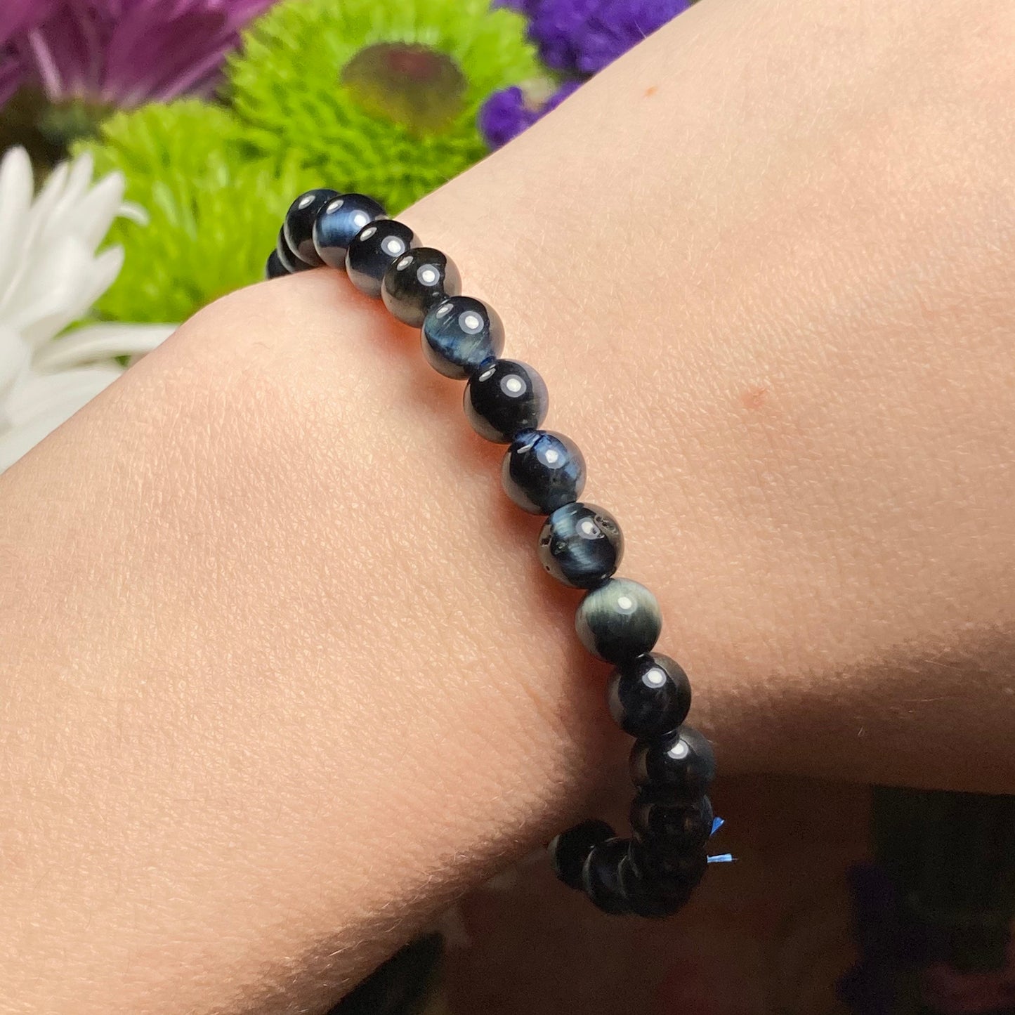 Blue Tigers Eye Bracelet