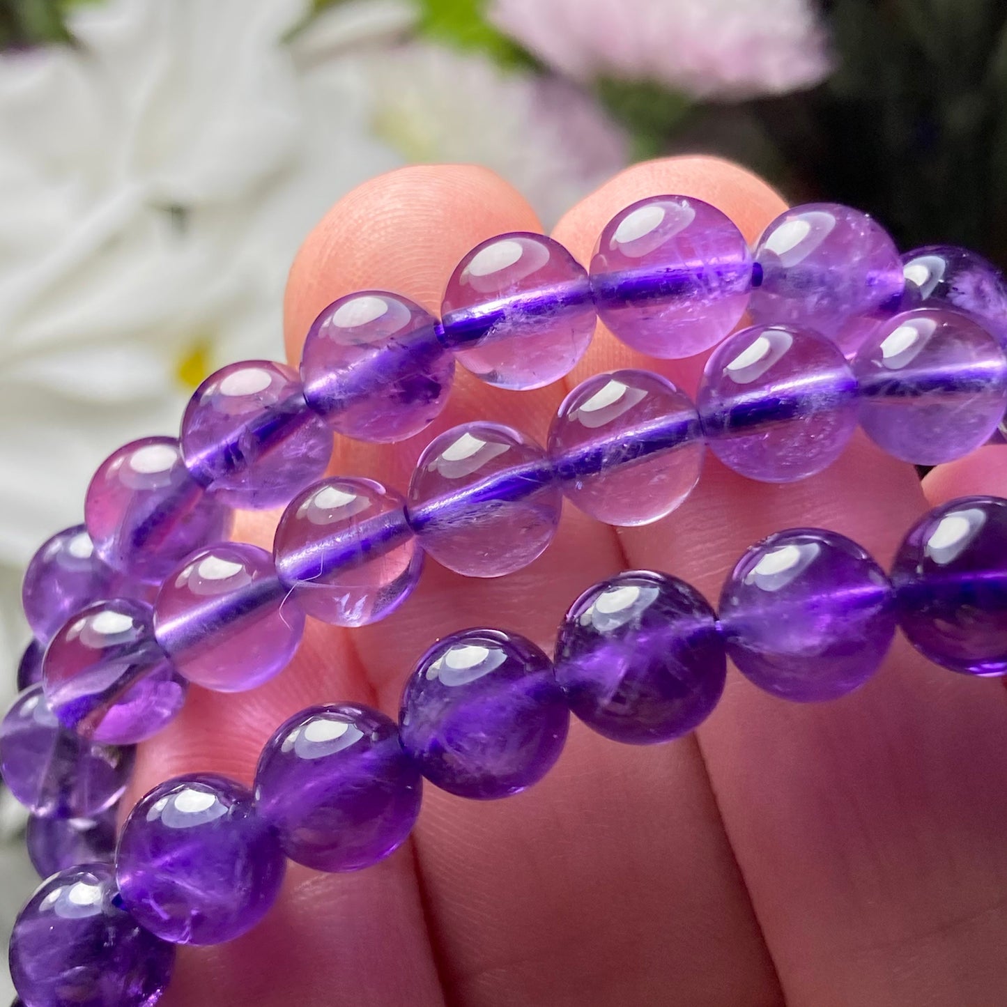 Violet Flame Amethyst Bracelet
