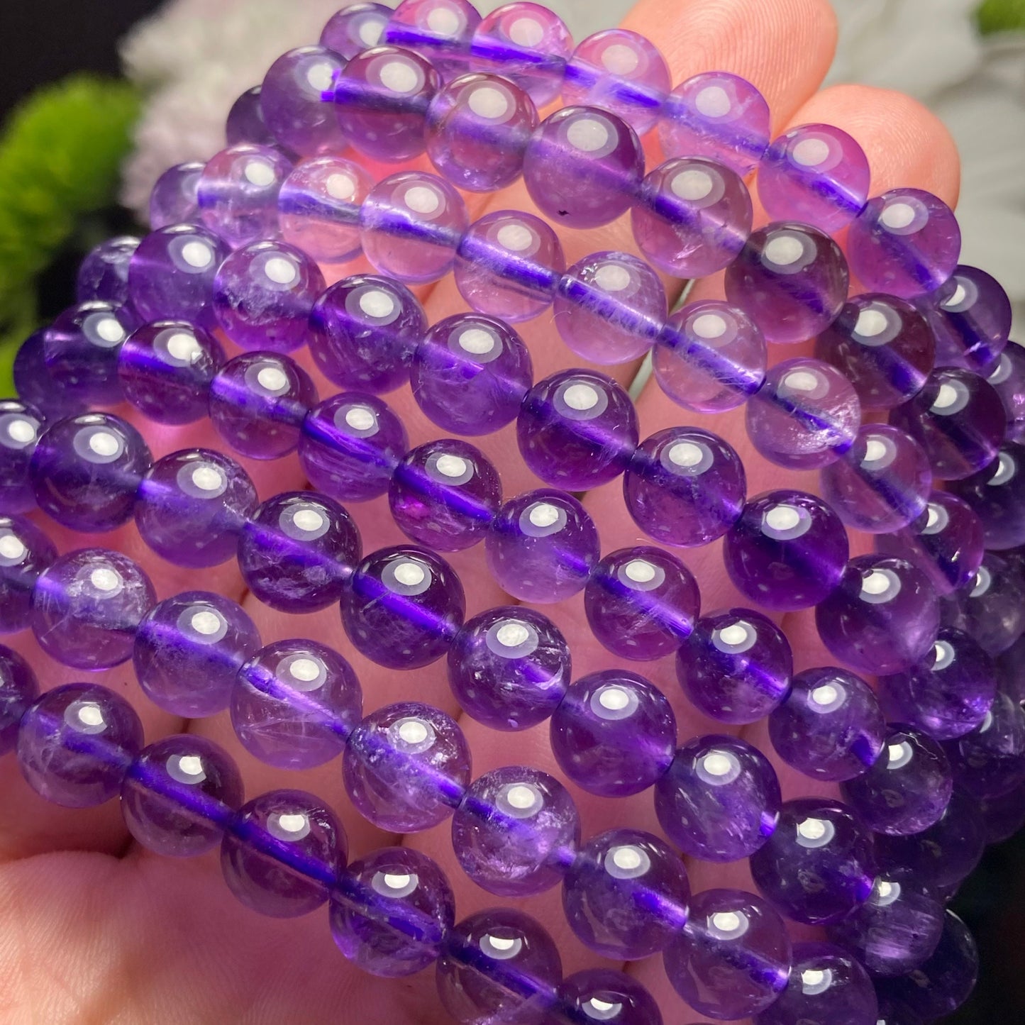 Violet Flame Amethyst Bracelet