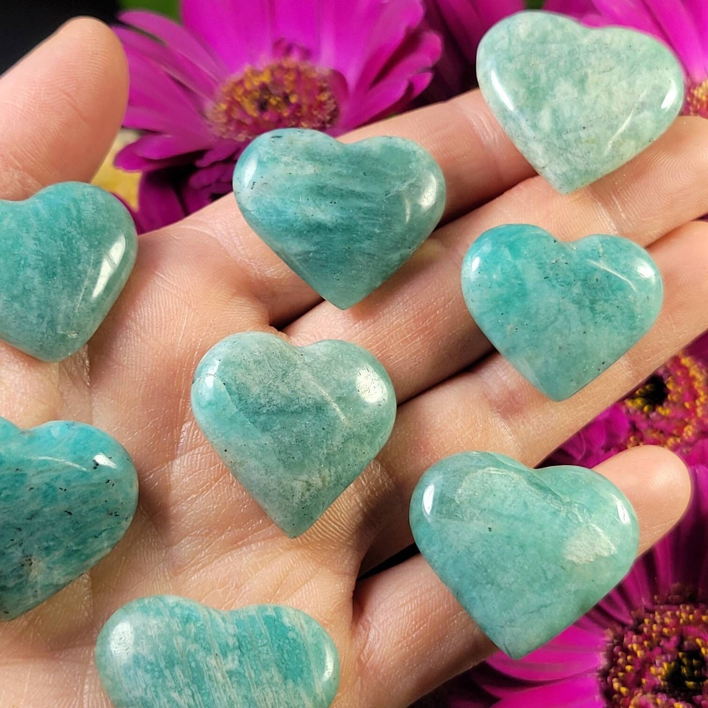 Amazonite Heart