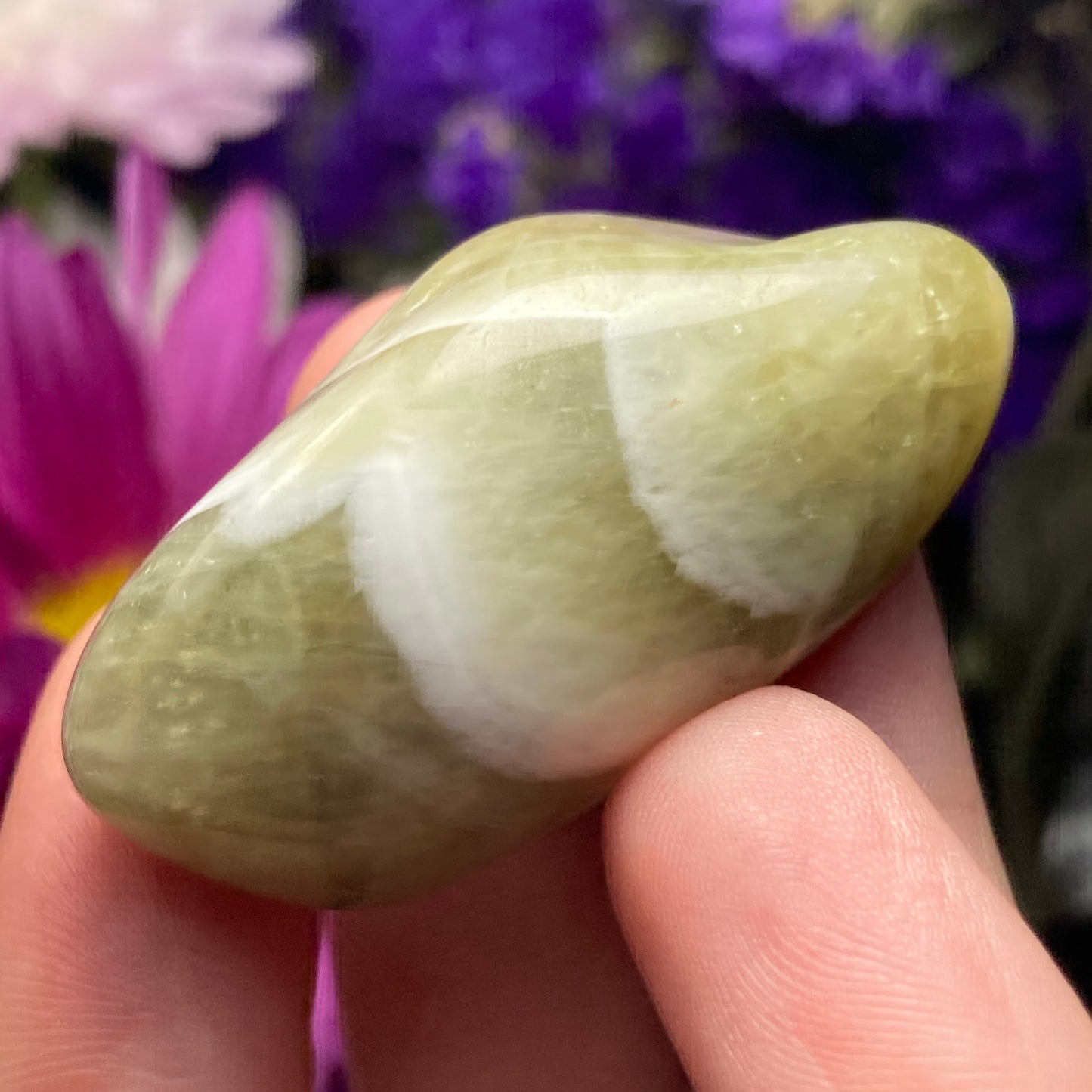 Green Chevron Amethyst