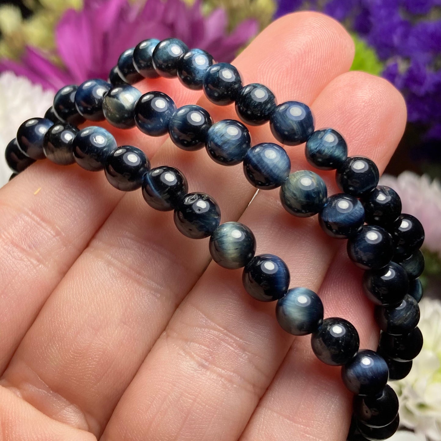Blue Tigers Eye Bracelet